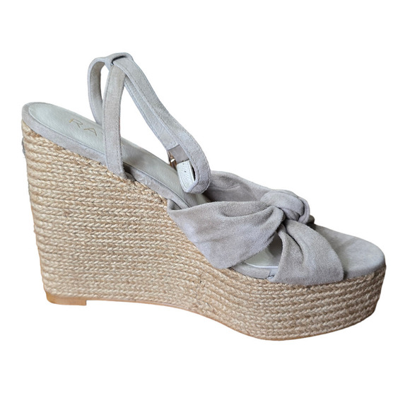 Raye espadrille wedge sandal open toe size 8.5 - Picture 1 of 7